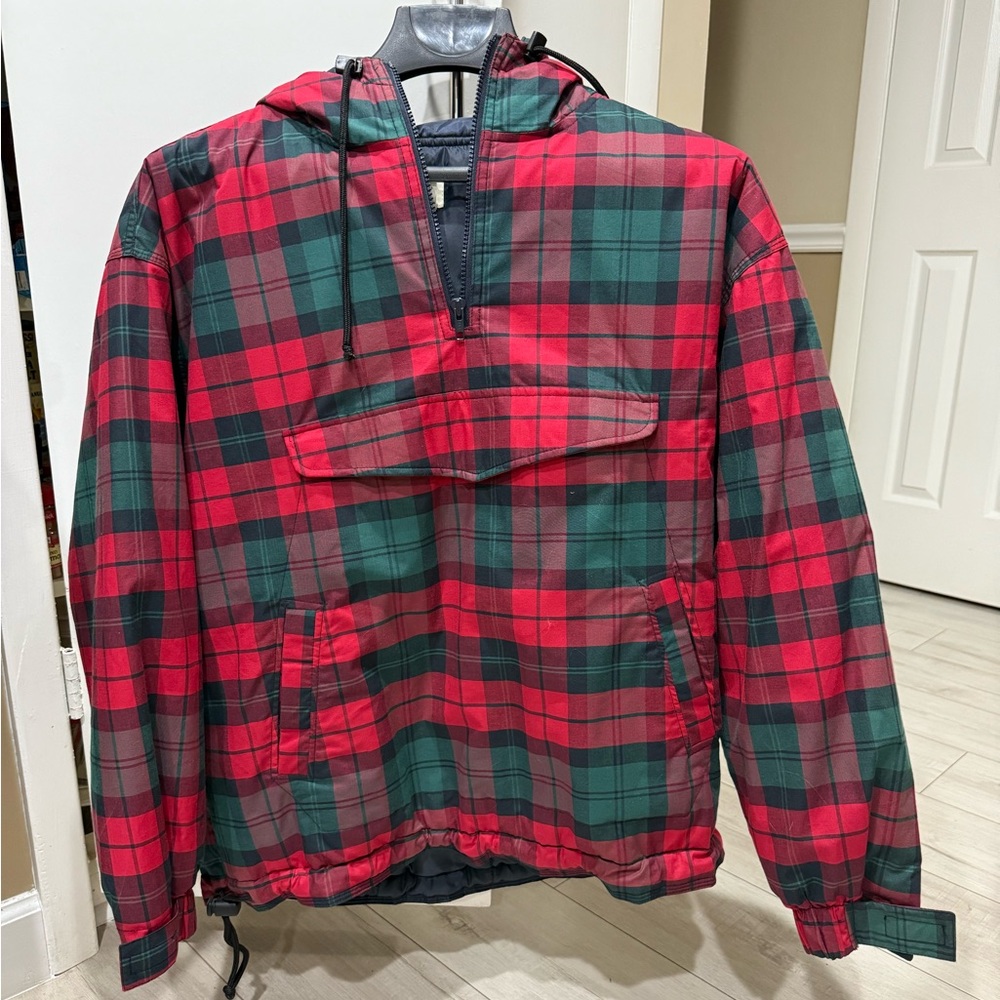 GAP Red and Green Plaid Jacket